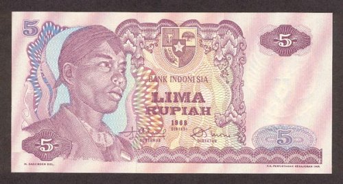 IndonesiaP104-5Rupiah-1968-donatedth_f